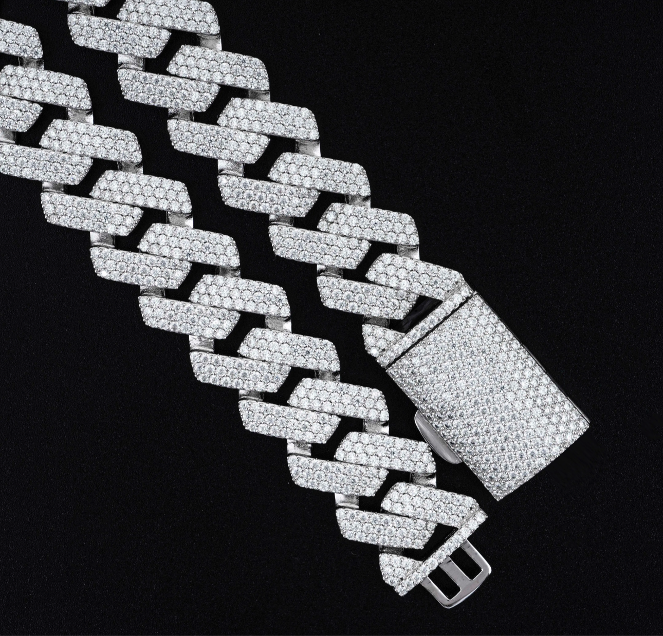 All 6 Signature Cuban Link Chains – Moissanite Diamond Ice | Real 925 Silver | GRA Certified | Passes Diamond Tester