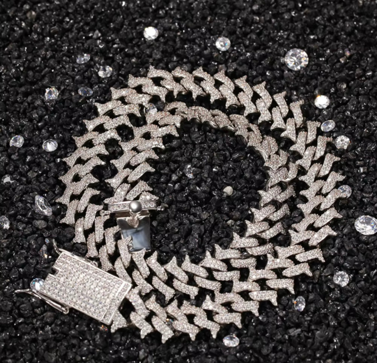 All 6 Signature Cuban Link Chains – Moissanite Diamond Ice | Real 925 Silver | GRA Certified | Passes Diamond Tester