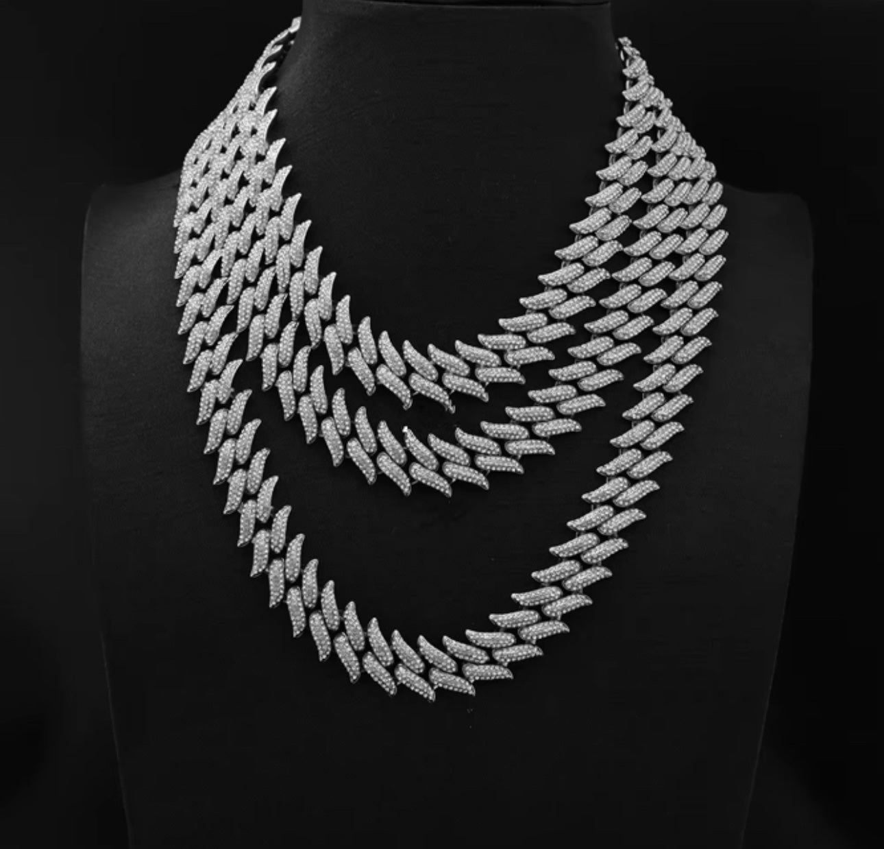 All 6 Signature Cuban Link Chains – Moissanite Diamond Ice | Real 925 Silver | GRA Certified | Passes Diamond Tester