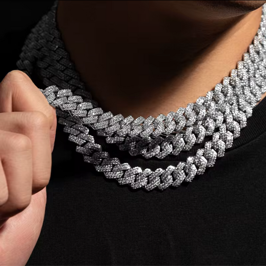 All 6 Signature Cuban Link Chains – Moissanite Diamond Ice | Real 925 Silver | GRA Certified | Passes Diamond Tester