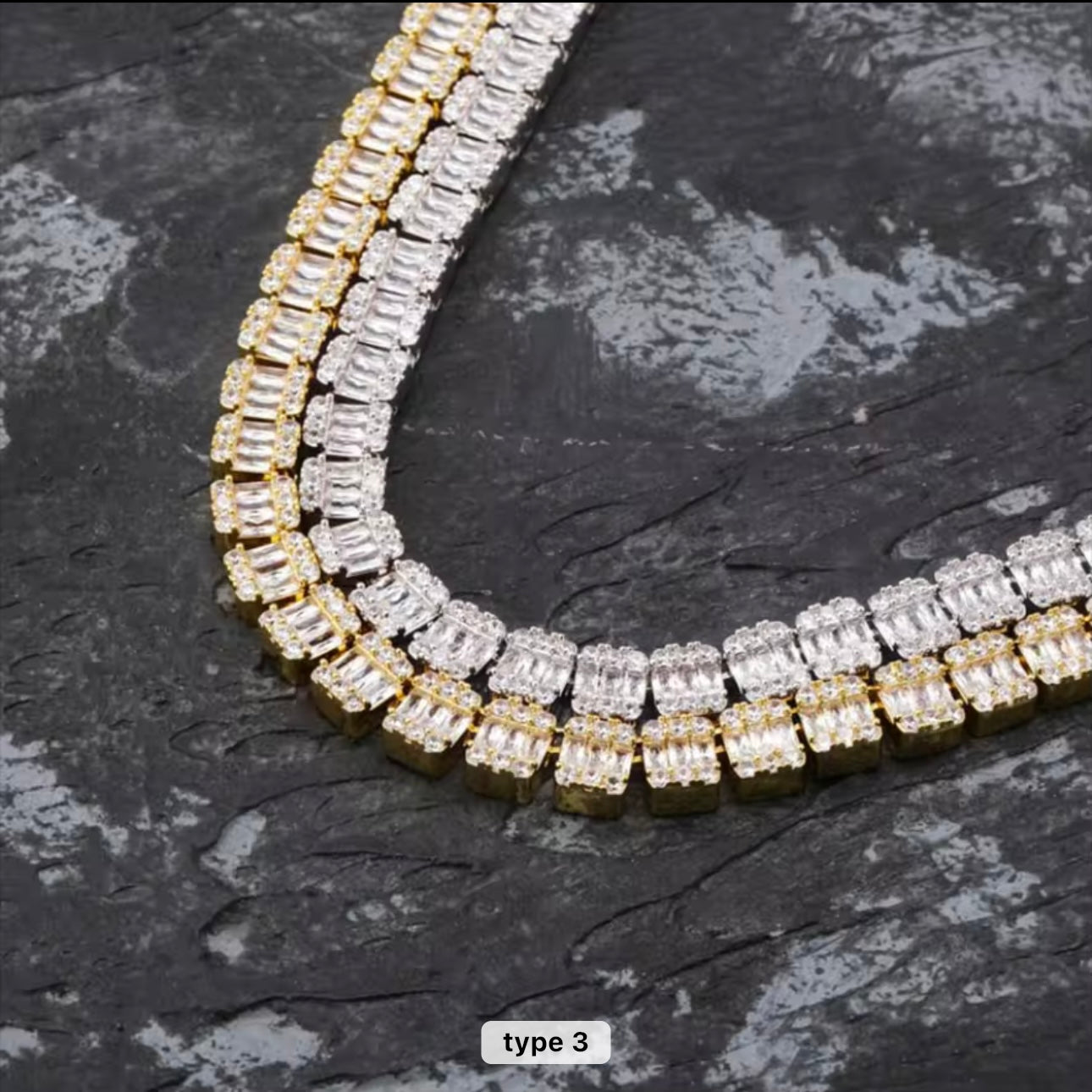 Luxury Moissanite Tennis Chains – 5 Signature Styles in 925 Silver / optional gold or white gold finish